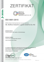 Bild: Zertifikat DEKRA ISO 9001:2005 sil mit Hyperlink zum Zertifikat als PDF
